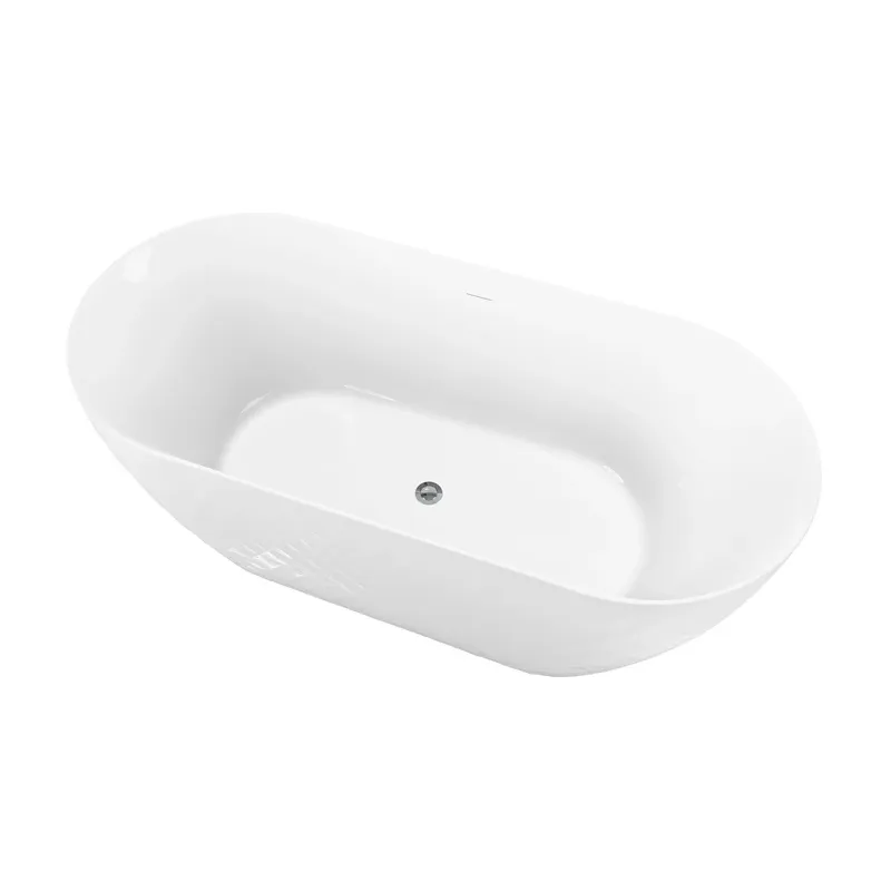 Vanna, brīvi novietots Masterjero 159778, 170 cm x 78 cm x 60 cm, ovāla, balta