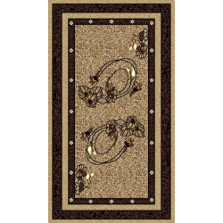 Paklājs 1041-b55 0.8x1.5 brūns