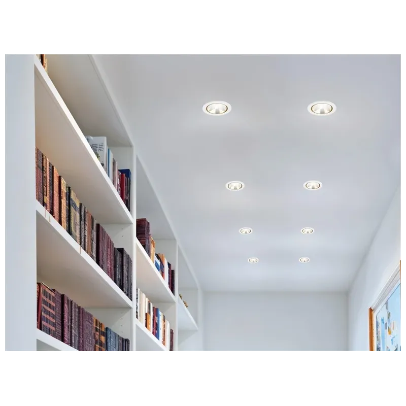 Lampa padziļinājums Domoletti ARDU, GU10, zelta krās.-balta krās.