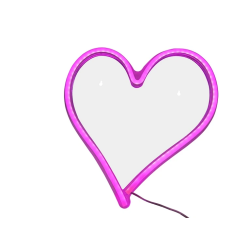 Lampa piest.domoletti heart led