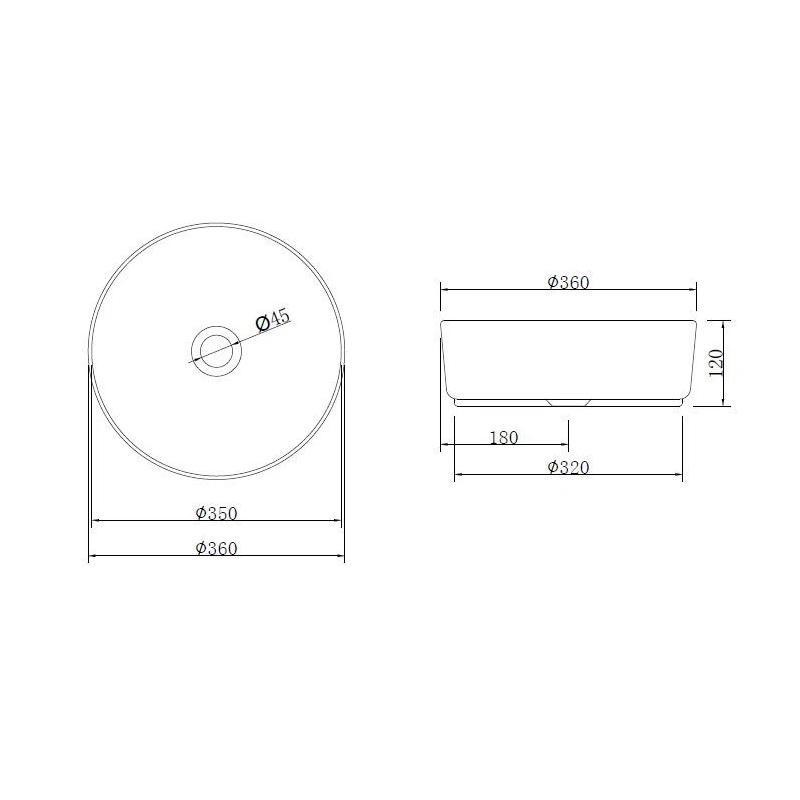 Izlietnes uzl.acb8004 zelta-melns