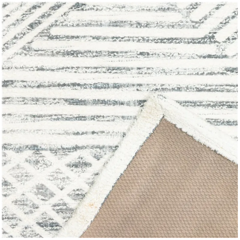 Kilimas vidaus Domoletti ILLUSION, pilka sp., 200 cm x 80 cm
