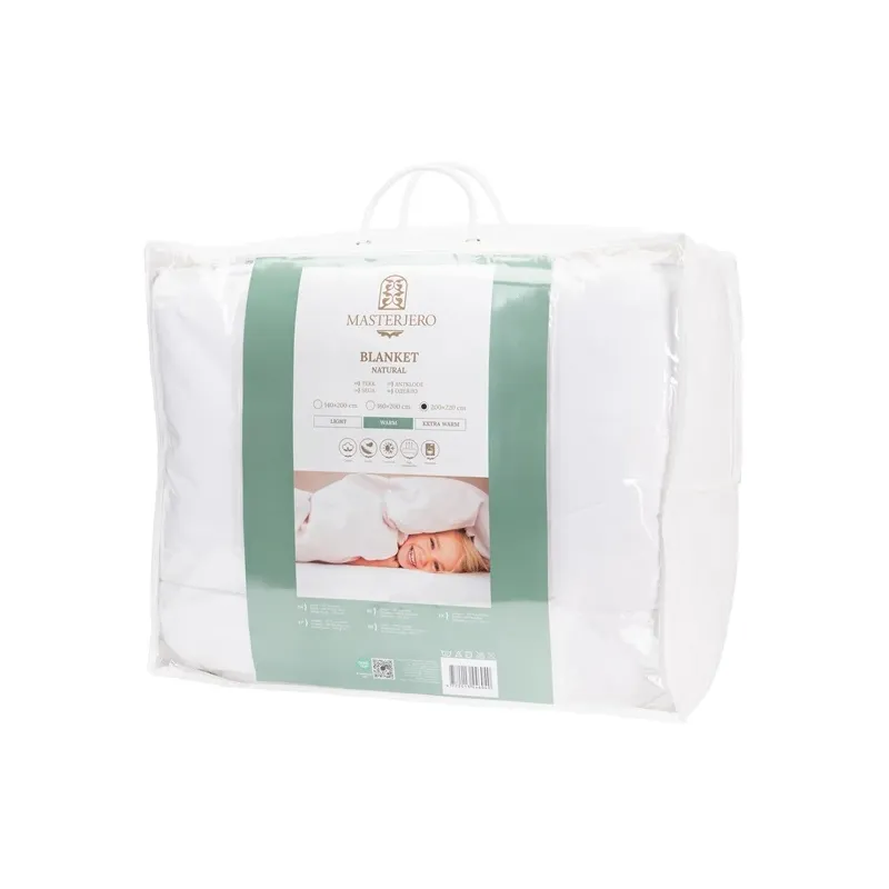 Sega Masterjero Natural Luxury WARM, 200 x 220 cm, balta