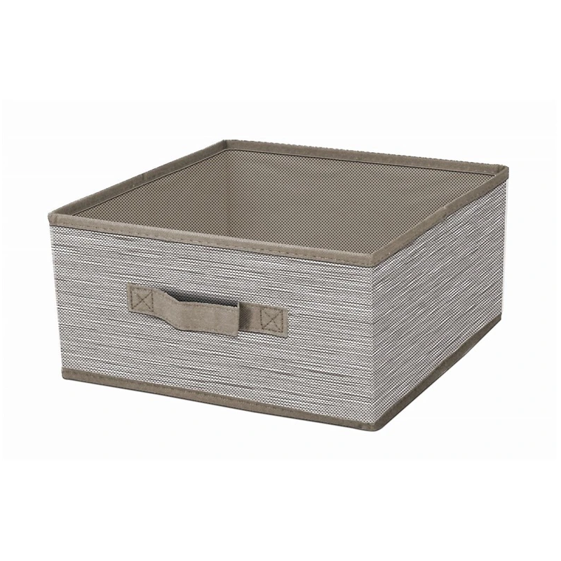 Kaste 30x30x15cm pelēka tekstila