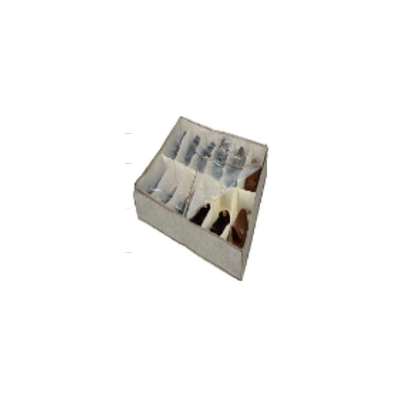 Kaste apavu 12 nod.74.5x60x15cm bēša