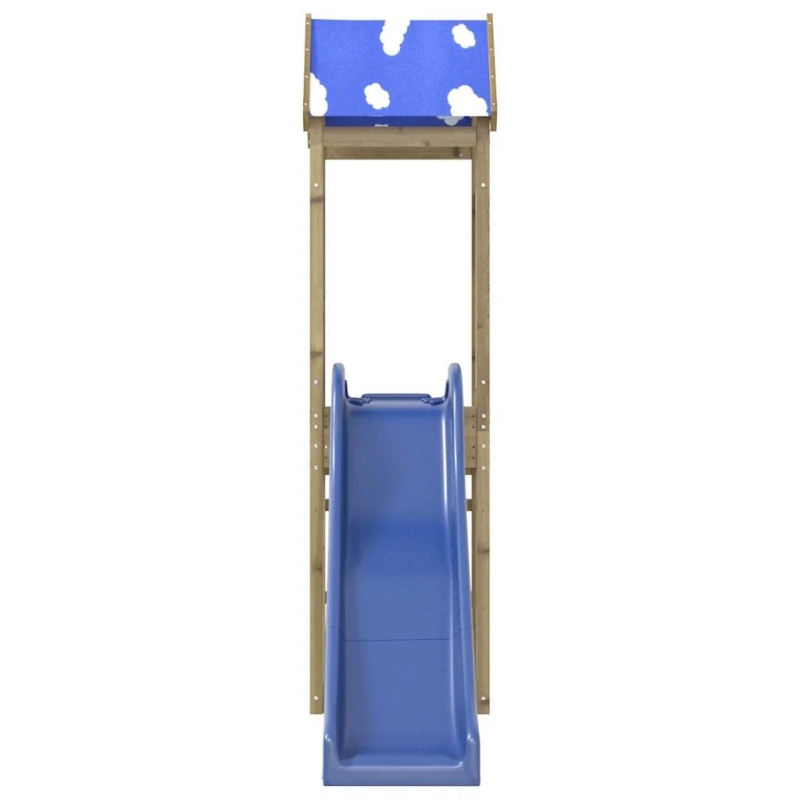 vidaXL āra rotaļu laukums, impregnēts priedes koks