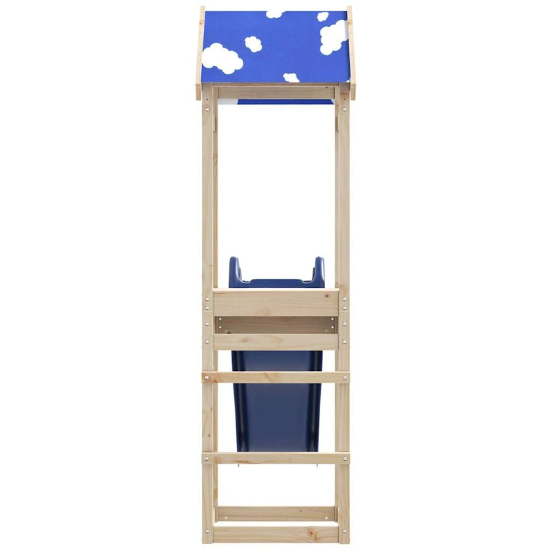 vidaXL āra rotaļu laukums, priedes masīvkoks