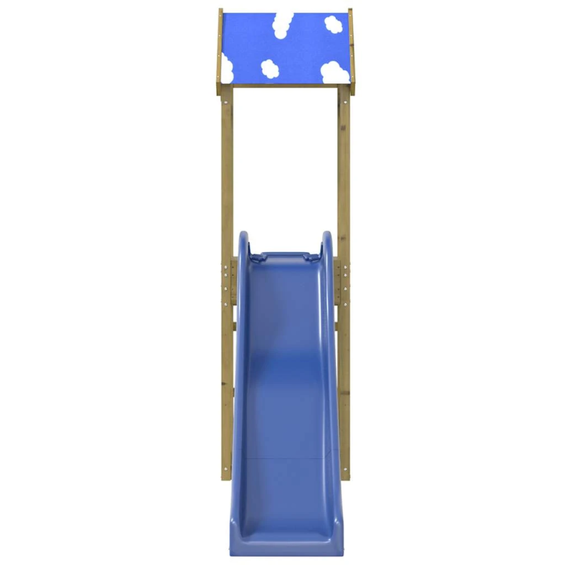 vidaXL āra rotaļu laukums, impregnēts priedes koks