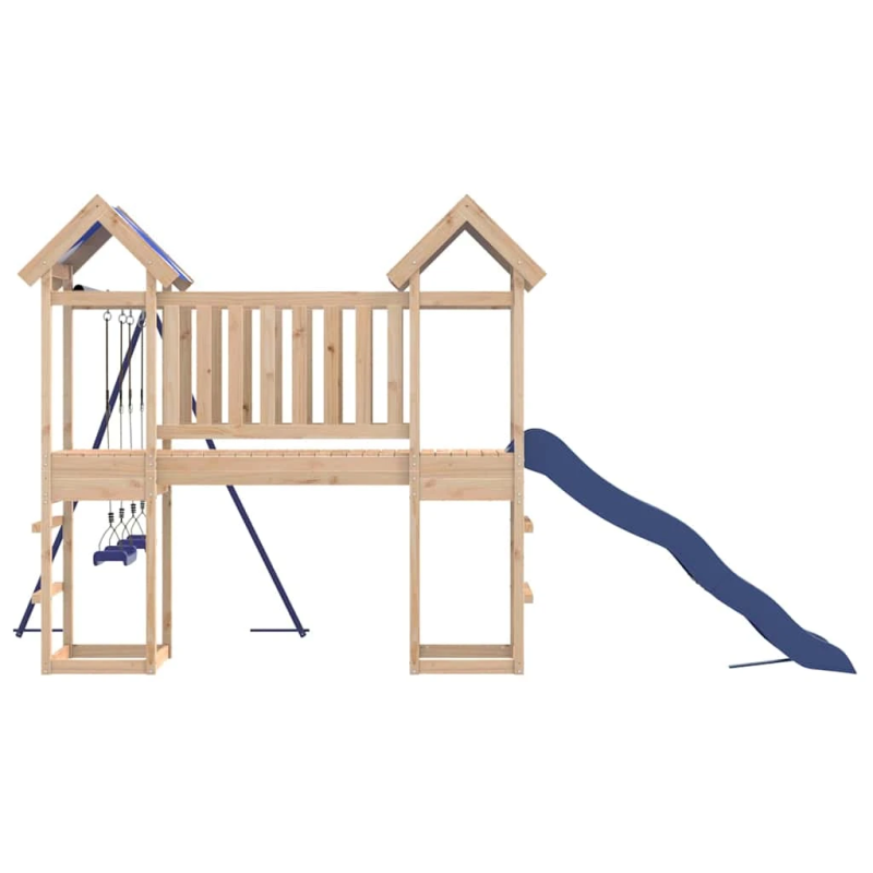 vidaXL āra rotaļu laukums, priedes masīvkoks