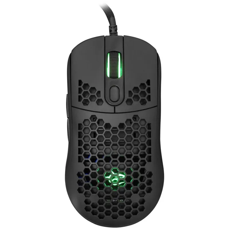 Spēļu pele WHITE SHARK GALAHAD melna