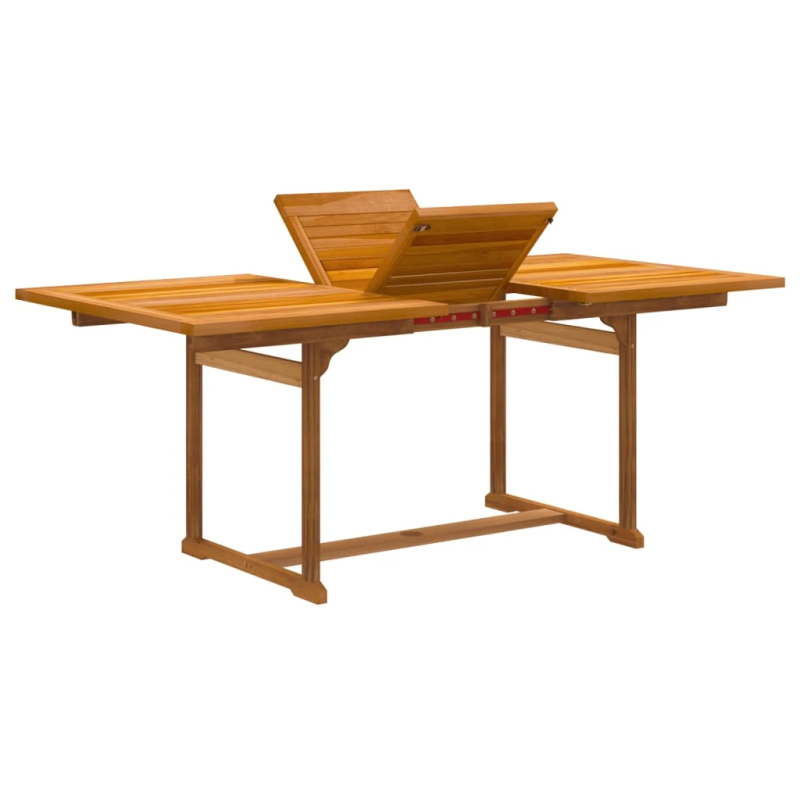 vidaXL 7-daļīgs dārza mēbeļu komplekts, akācijas masīvkoks, tekstilēns