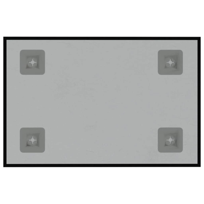 vidaXL magnētiskā tāfele, stiprināma pie sienas, melna, 30x20 cm