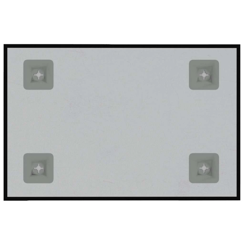 vidaXL magnētiskā tāfele, stiprināma pie sienas, melna, 40x30 cm