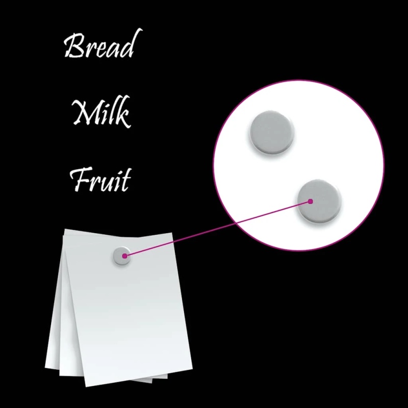 vidaXL magnētiskā tāfele, stiprināma pie sienas, melna, 40x30 cm