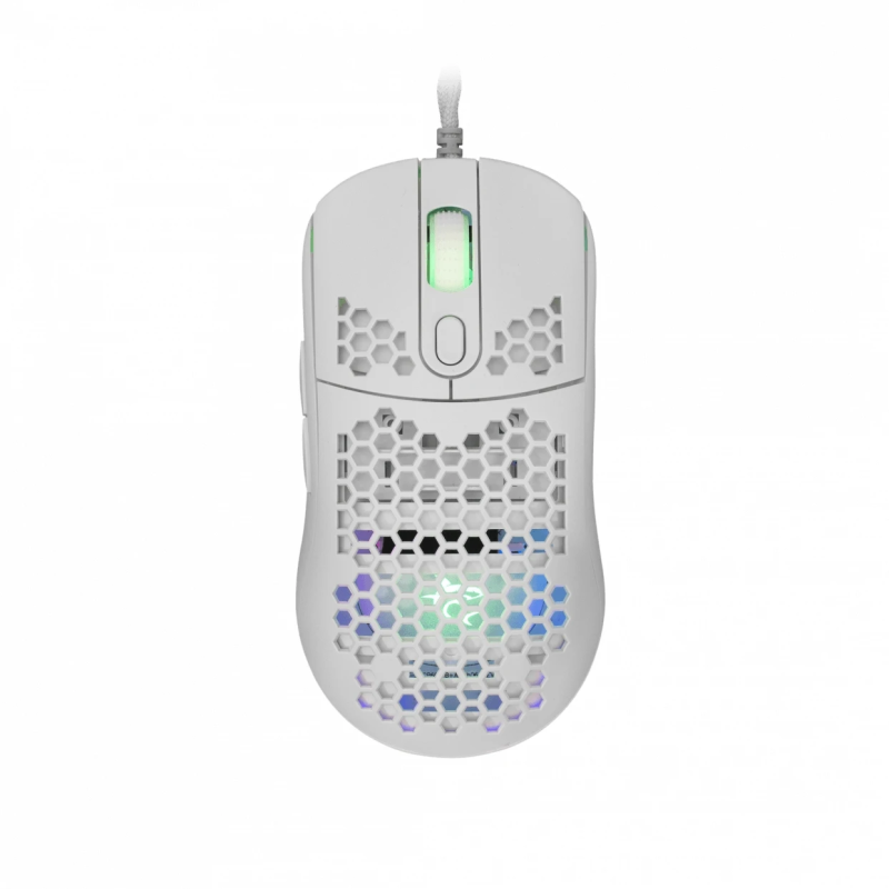 Spēļu pele WHITE SHARK GALAHAD, balta