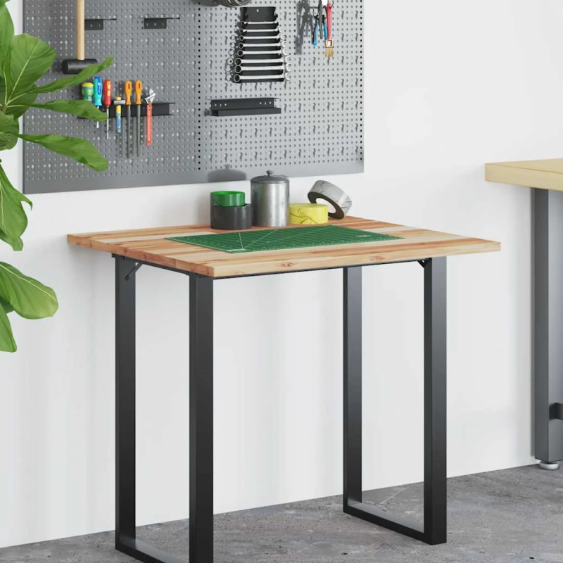 vidaXL rakstāmgalda virsma, 100x60x2 cm, eļļas apdare, akācijas koks