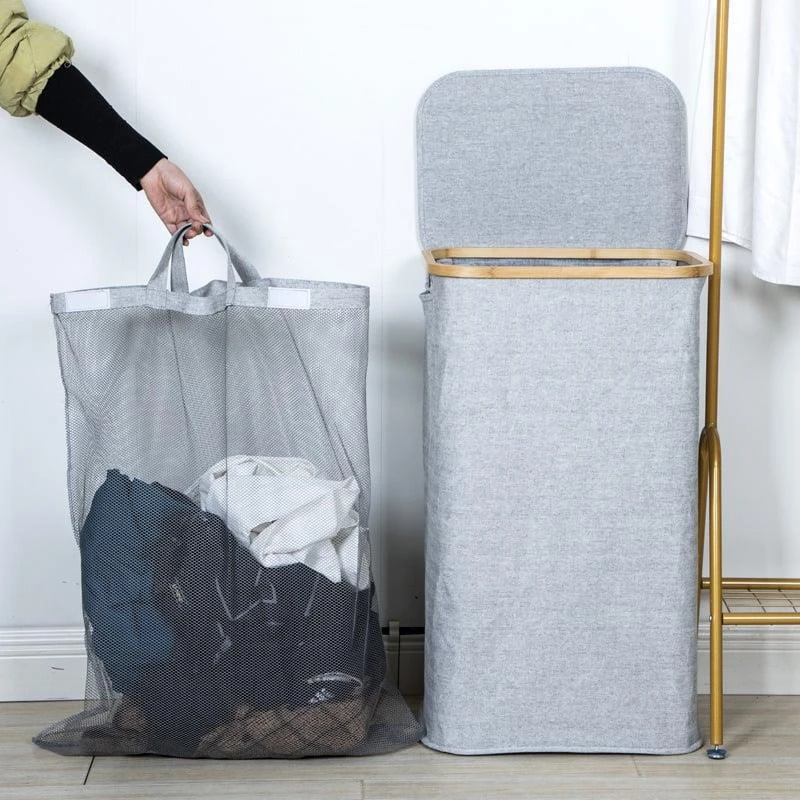 Grozs mantu domoletti 42x34x61cm pelēka