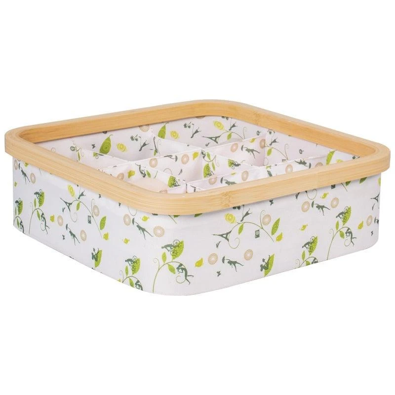 Kaste 9 nod. domoletti 30x30x10cm krās.