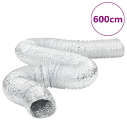 vidaXL ventilācijas kanāls, alumīnijs, 6 m, DIA20 cm