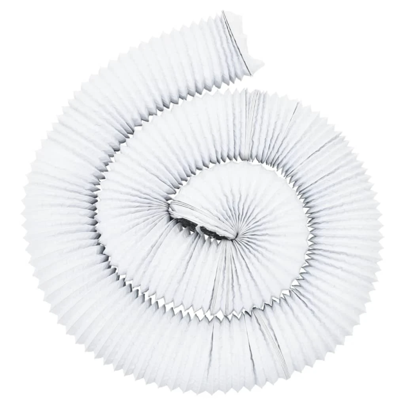 vidaXL ventilācijas kanāls, alumīnijs, 6 m, DIA20 cm, PVC