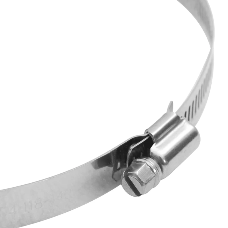 vidaXL šļūteņu skavas, 6 gab., 91-140 mm, nerūsējošais tērauds