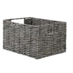 Kaste domoletti 17x23x13cm pelēka