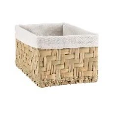 Kaste domoletti 22x31x15cm balta-brūna