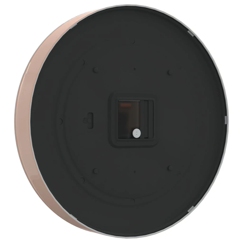 vidaXL sienas pulkstenis, zelta, balts, DIA29,5cm, polistirols un stikls