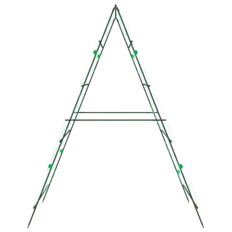 vidaXL dārza režģis vīteņaugiem, A-rāmis, 99x90x175,5 cm, tērauds