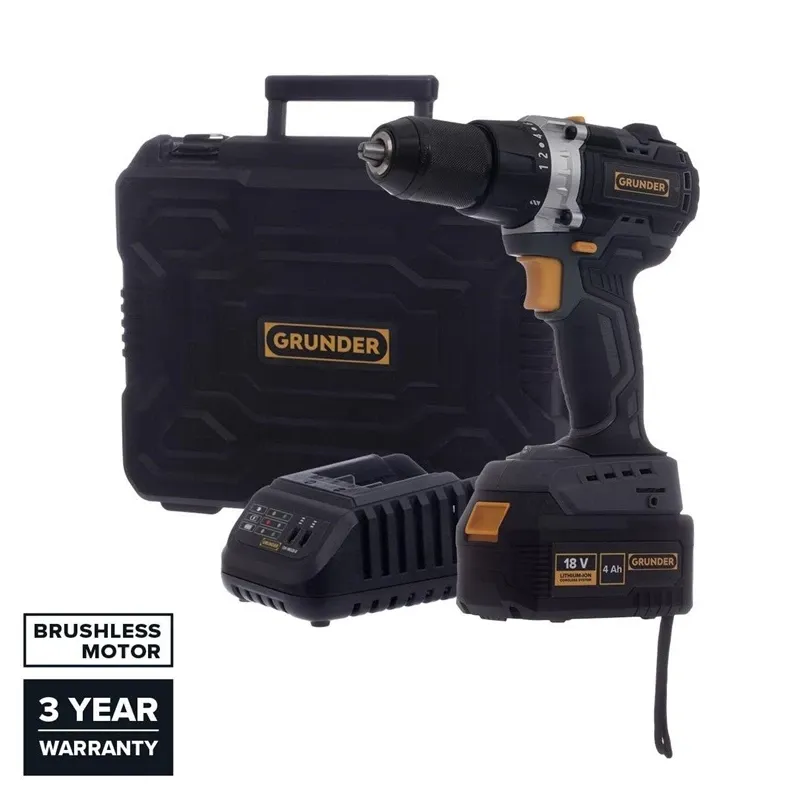 Akumulatora urbis ar bateriju Grunder CD-B0718, 18 V, 4 Ah