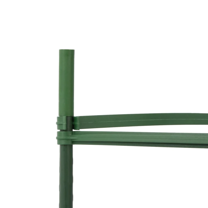 vidaXL tomātu būri, 4 gab., 116 cm, tērauds un PP