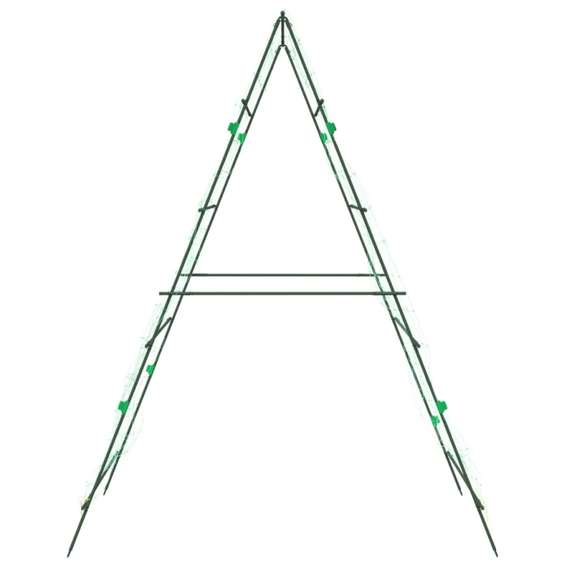 vidaXL dārza režģi vīteņaugiem, 2 gab., A-rāmis, tērauds