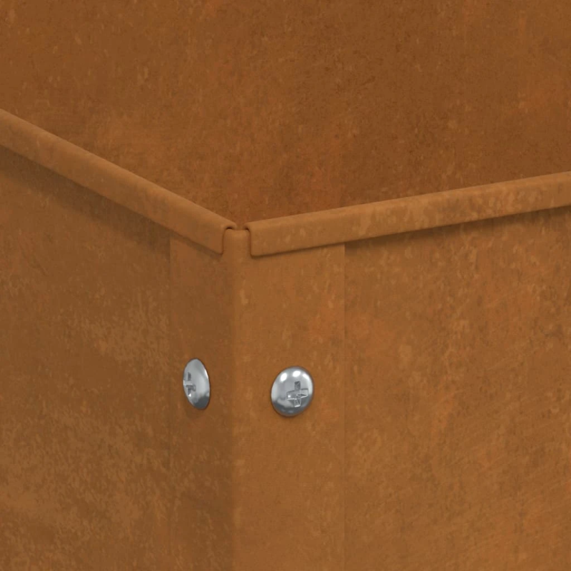 vidaXL puķu kastes, 100,5x40,5x90 cm, izturīgs tērauds