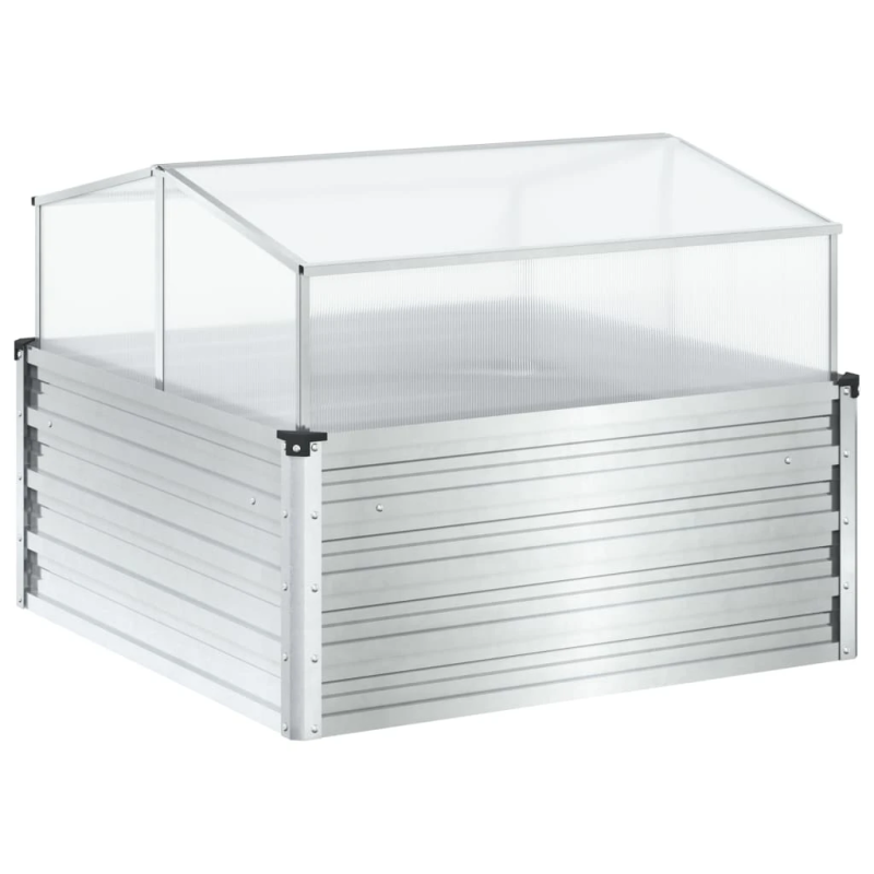 vidaXL dārza stādītājs ar Green House laikapstākļiem izturīgu tēraudu