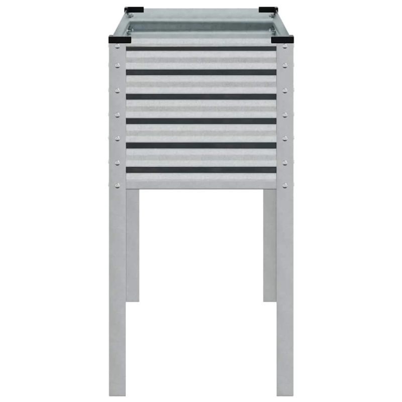 vidaXL dārza puķu kaste, 100x45x90 cm, cinkots tērauds