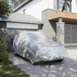 vidaXL automašīnas pārsegs SUV, pilns, sudrabs, L PEVA