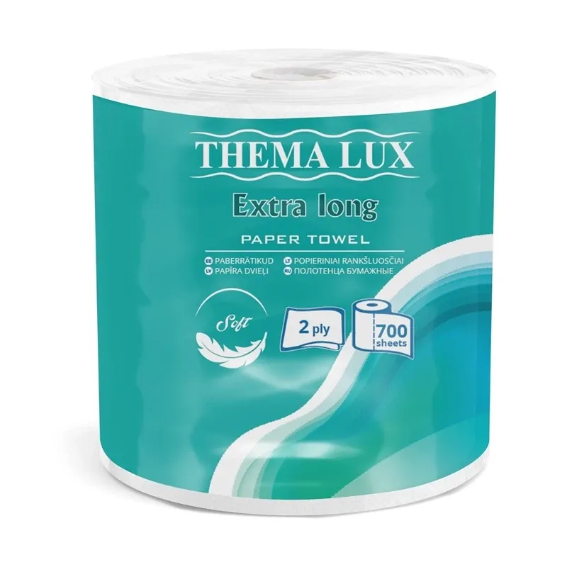 Papīra dvieļi Thema Lux Extra Long, 2 sl