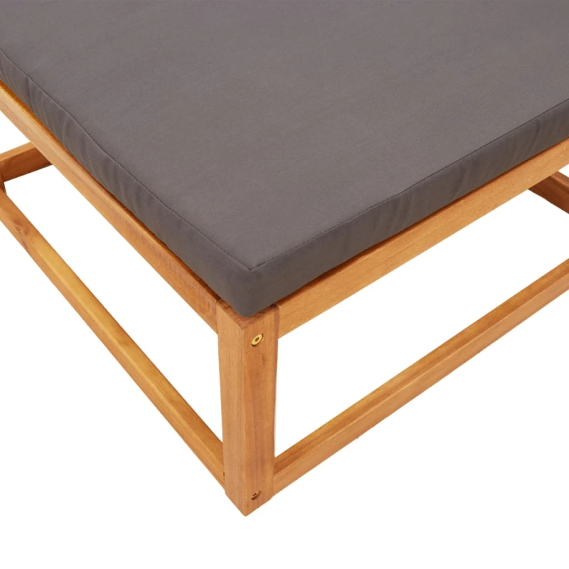 vidaXL trīsdaļīgs dārza dīvānu komplekts ar spilveniem, akācija un rotangpalma