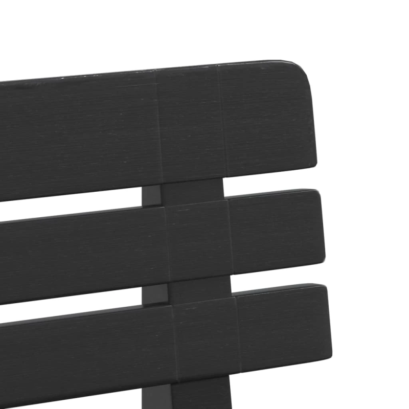 vidaXL dārza sols, antracītpelēks, 110x52x71 cm, polipropilēns