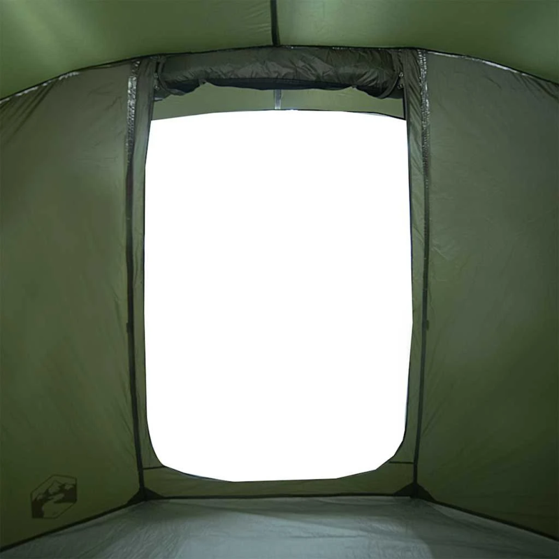 vidaXL makšķernieku telts 4 personām, zaļa, ūdensnecaurlaidīga