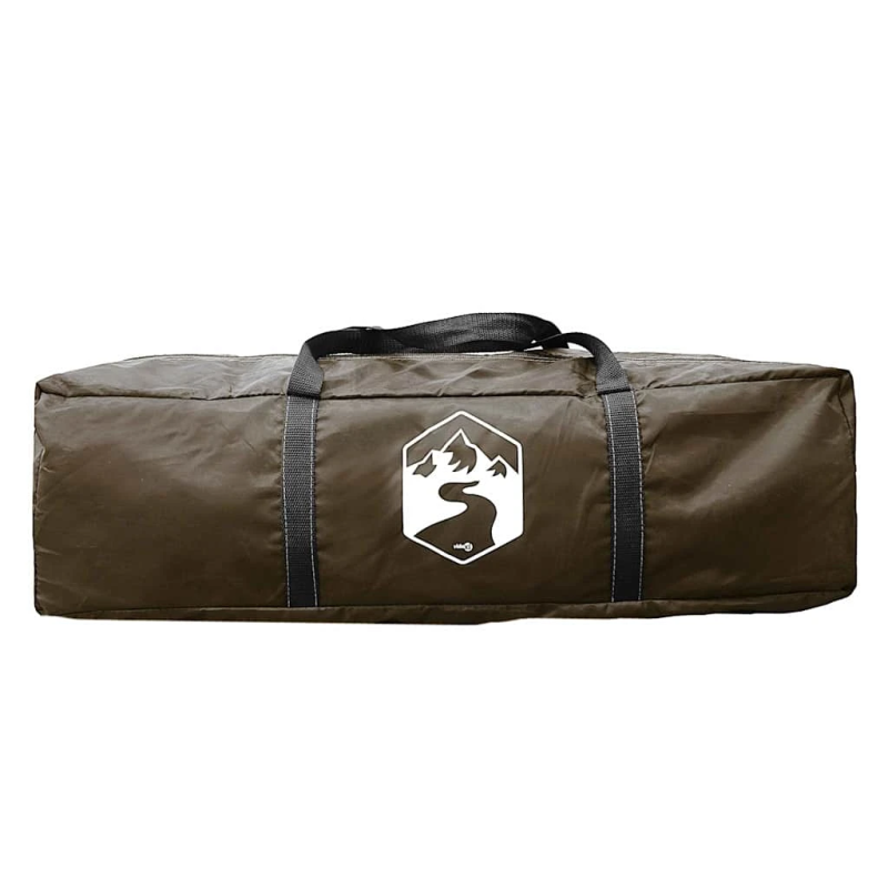 vidaXL ģimenes telts, tipi, 6 personām, brūna, ūdensnecaurlaidīga