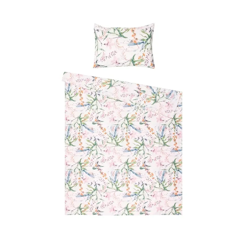 Gultas veļas komplekts Domoletti Percale Petal Symphony, rozā, 140 x 200 cm