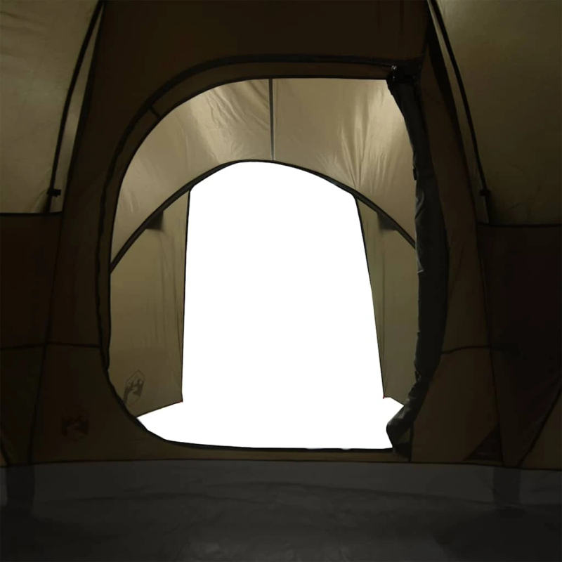 vidaXL ģimenes telts 6 personām, brūna, ūdensnecaurlaidīga