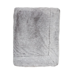 Pleds īsspalvas col 28 pelēks 130x180cm