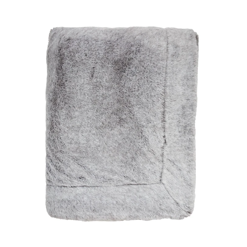 Pleds īsspalvas col 28 pelēks 130x180cm