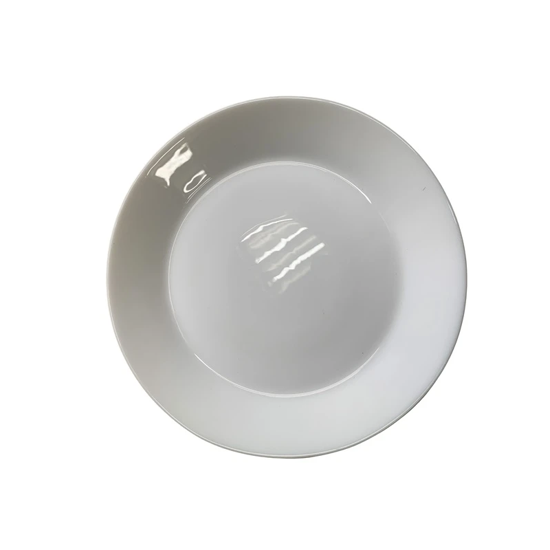 Šķīvis plakans 17.8cm balts