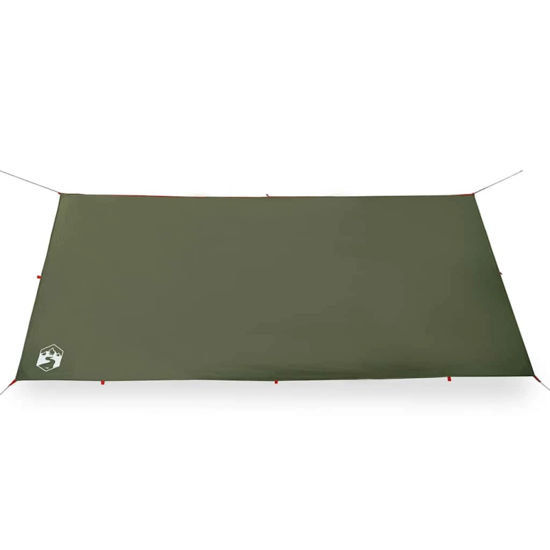 vidaXL kempinga tents, olīvu zaļa, 366x306 cm, ūdensizturīga