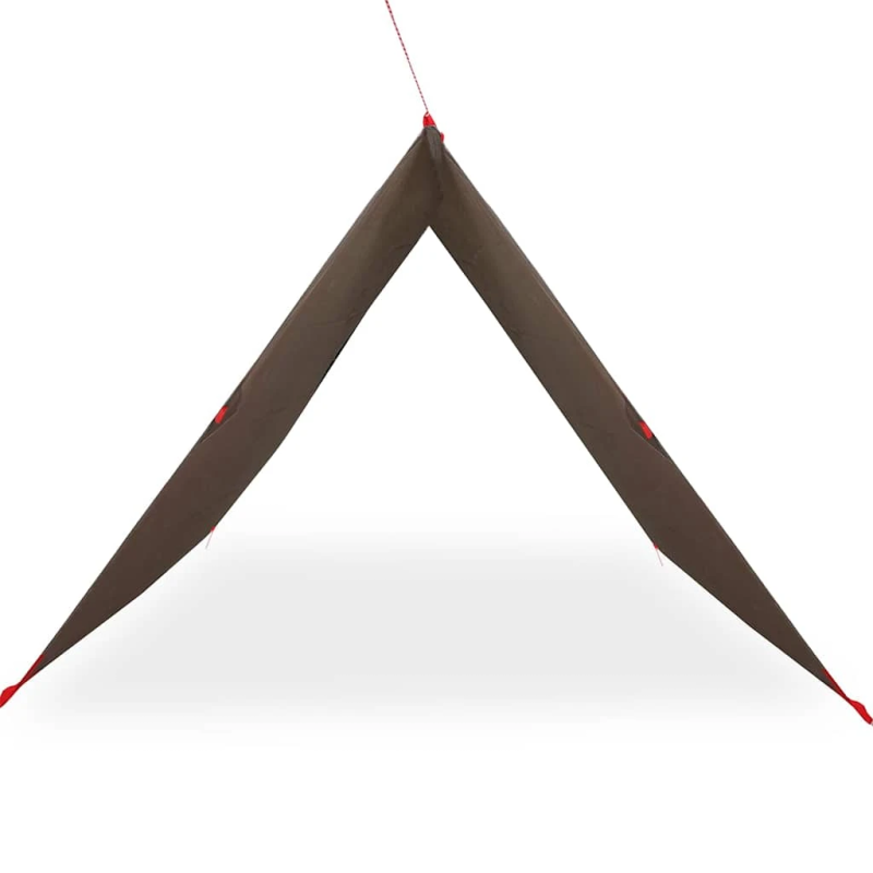 vidaXL kempinga tents, brūna, 406x306 cm, ūdensizturīga