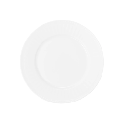 Šķīvis pusdienu 25.4cm apaļš balts