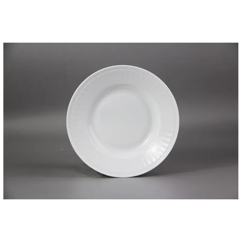 Тарелка обеденная Okko, 20.3 см x 20.3 см, белый